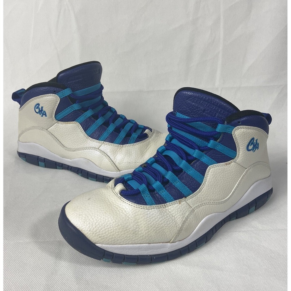 Nike‎ Air Jordan 10 Retro "Charlotte Hornets" Men's Size 10.5 (310805-107)